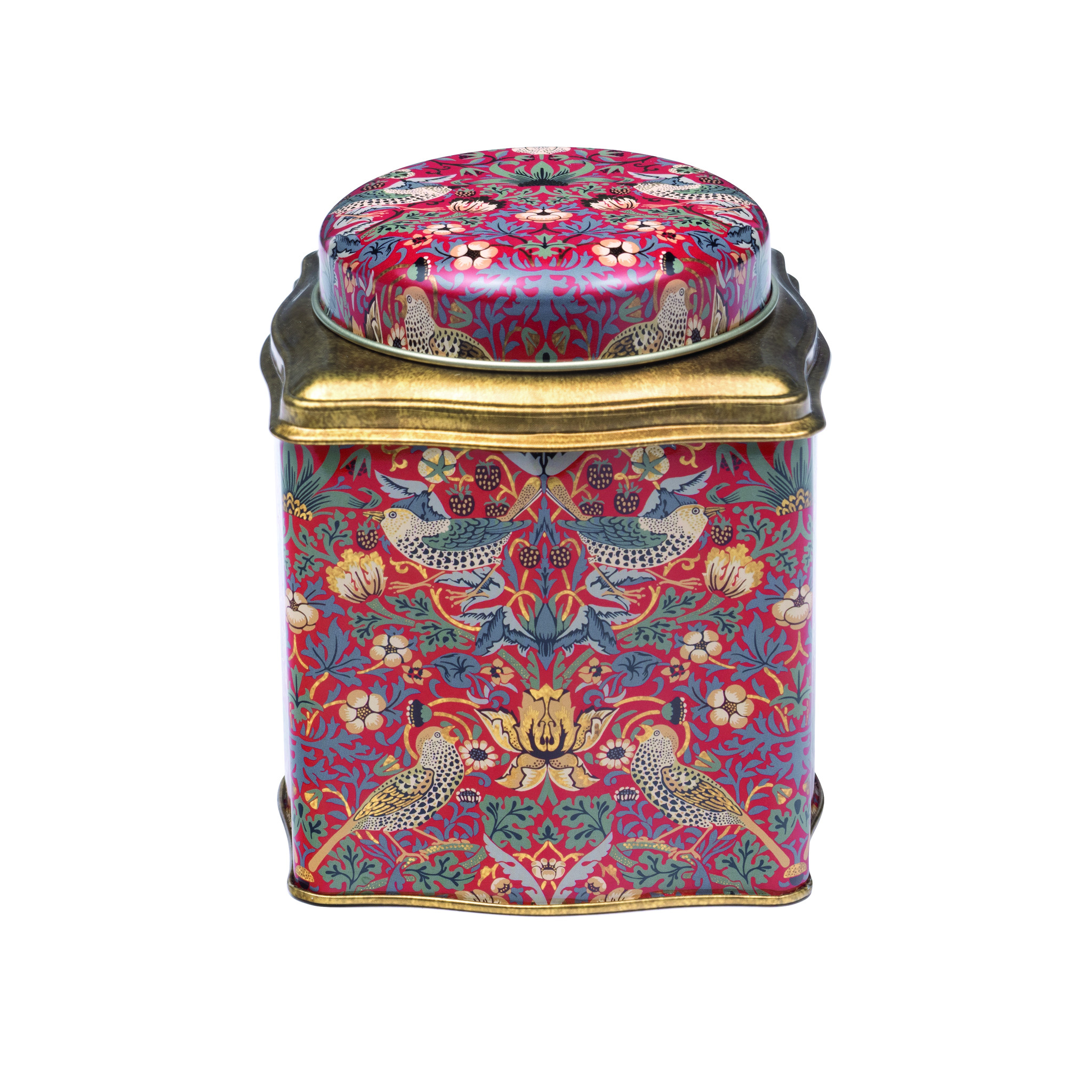 Teburk Pagode - William Morris Strawberry Thief Red - 3