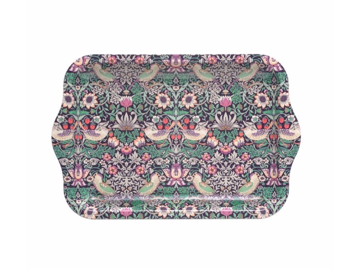 Liten bricka - William Morris Strawberry Thief Dark blue