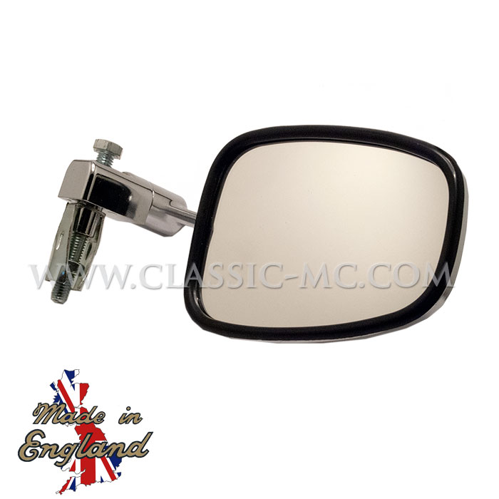 MIRROR, SQUARE BAR END CHROME - 2
