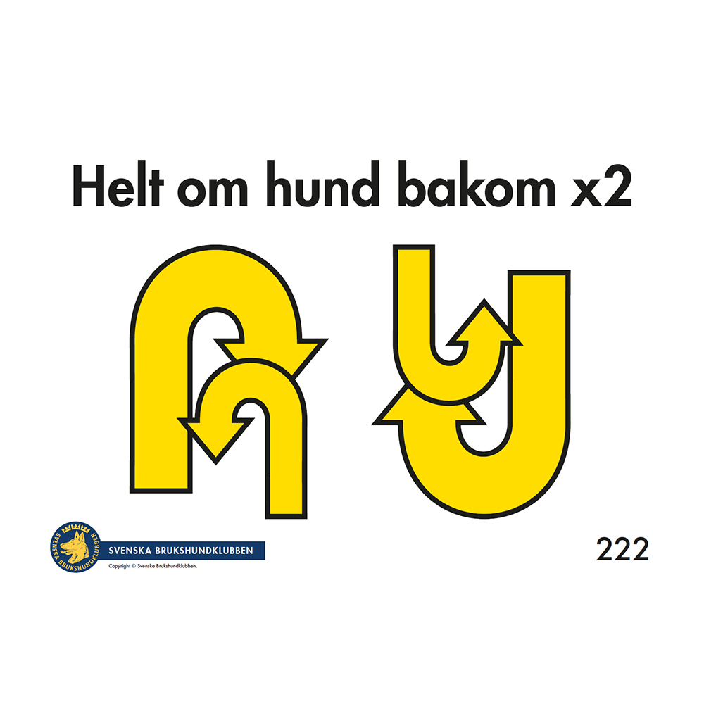 A5 FORTSÄTTNINGKLASS - Skyltar för Rallylydnad nr 201-224