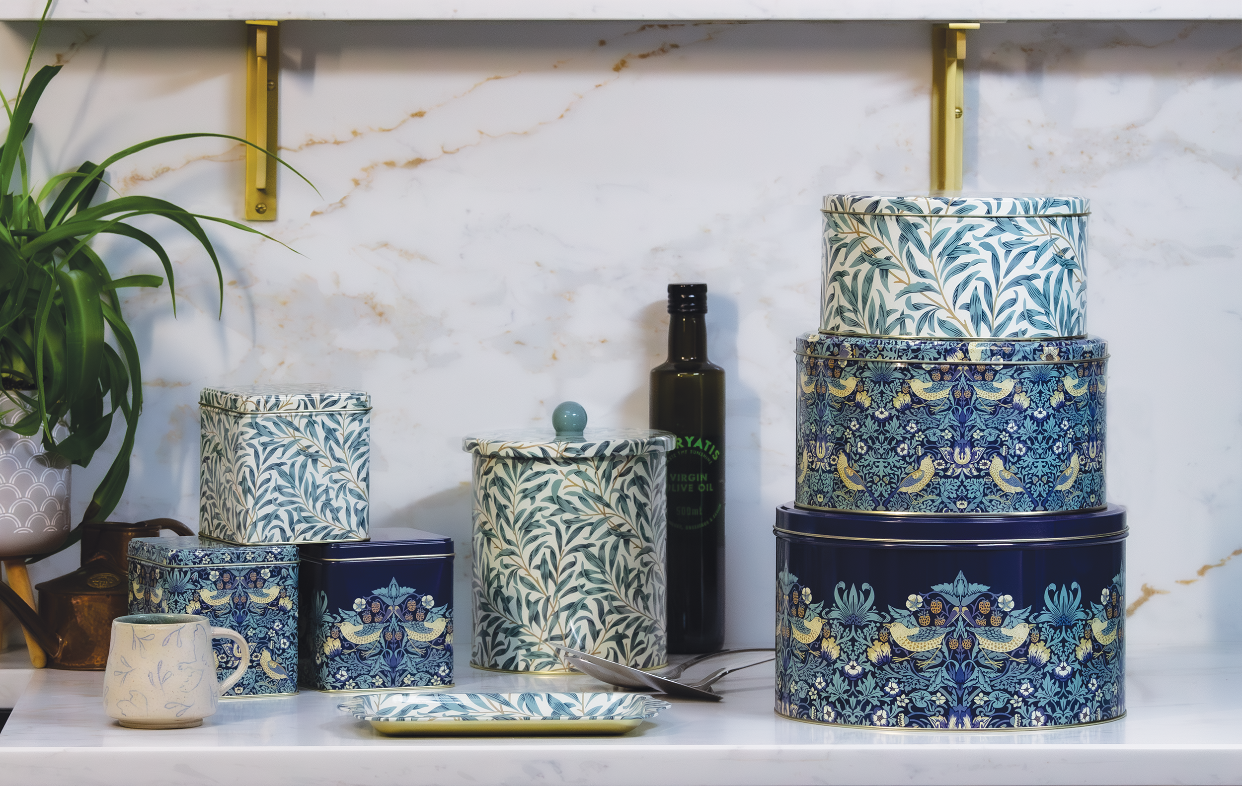 Kakburk William Morris Strawberry Thief - 3 olika storlekar - 2