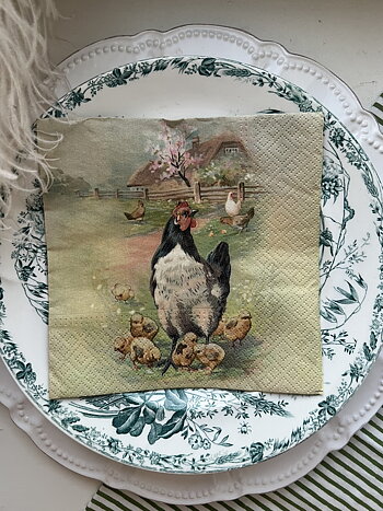 PAPPERSSERVETTER - EASTER JOY