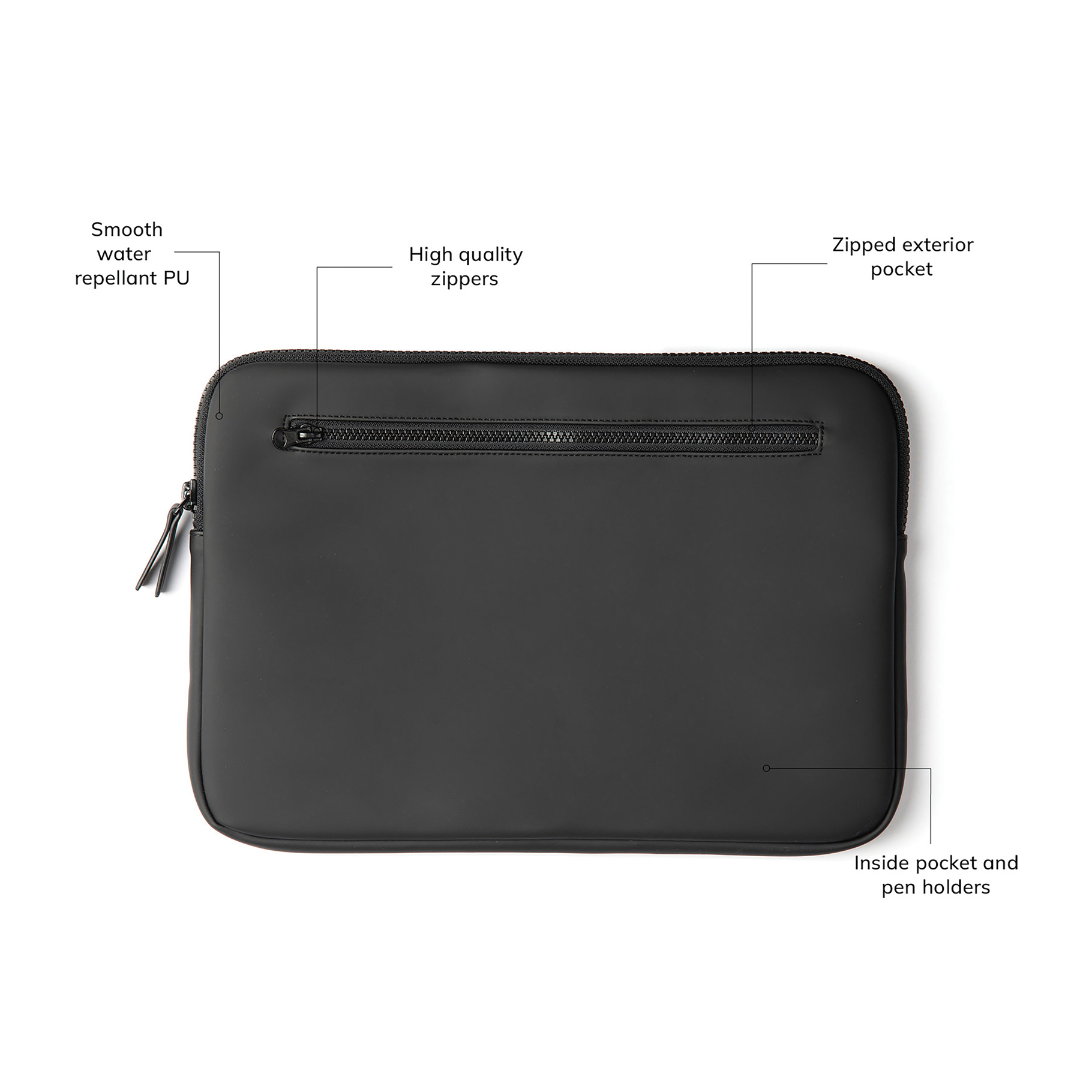Laptopfodral  14" Baltimore - Svart - Moderaterna - 2