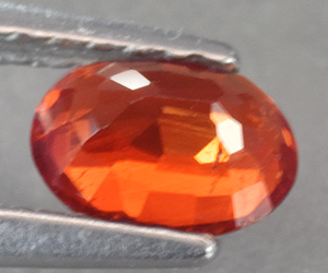 Impresionante piedra preciosa de granate espesartina natural calibrada de 6 x 4 mm de alta calidad de 0,69 ct - 3