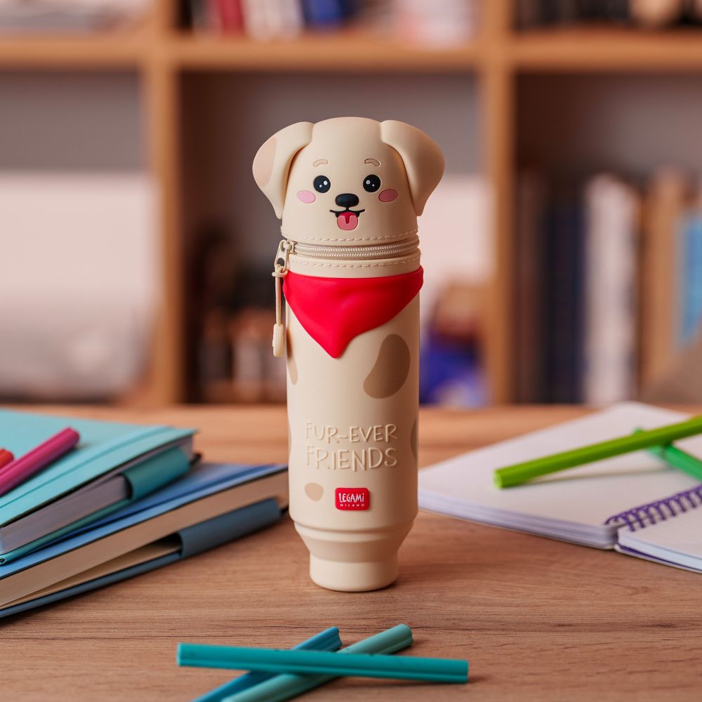 Penalhus af silikone, Kawaii, Golden, Limited edition - 6