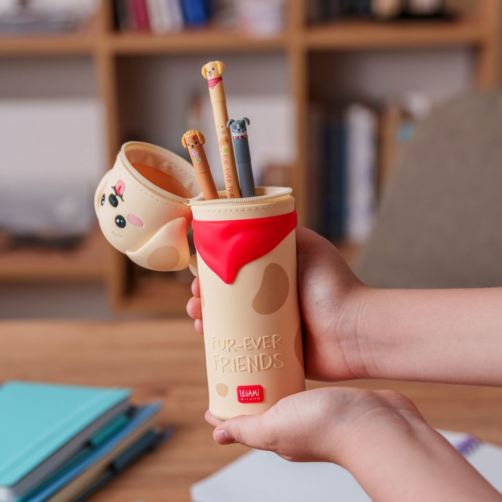 Penalhus af silikone, Kawaii, Golden, Limited edition - 7