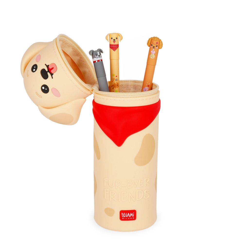 Penalhus af silikone, Kawaii, Golden, Limited edition - 3