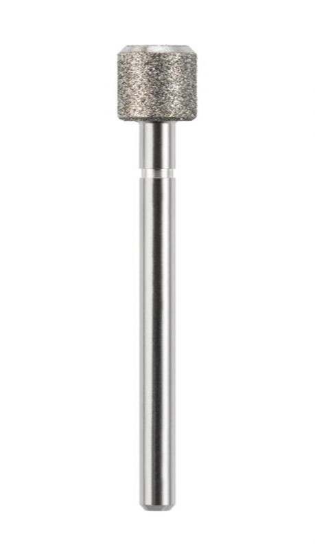 Cylindriskt instrument med en obelagd avfasning