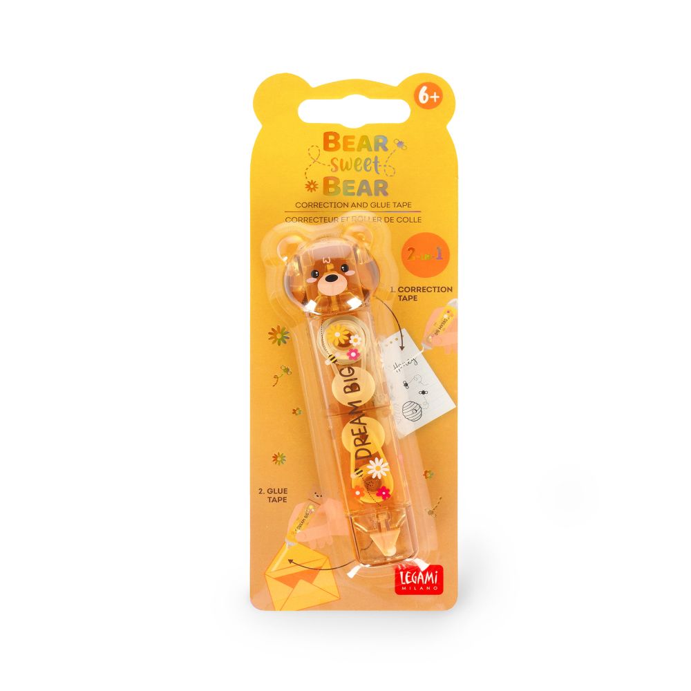 Bear sweet Bear Correction and Glue tape, korrektionstape og klæbebånd - 2