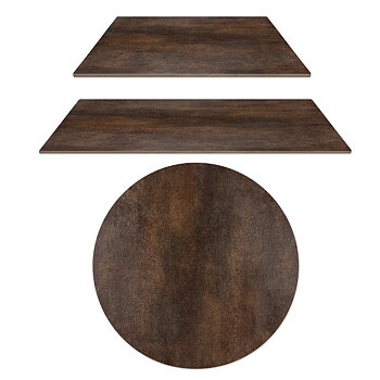 Bordsskiva i Kompaktlaminat 10 mm CL Oxide Iron