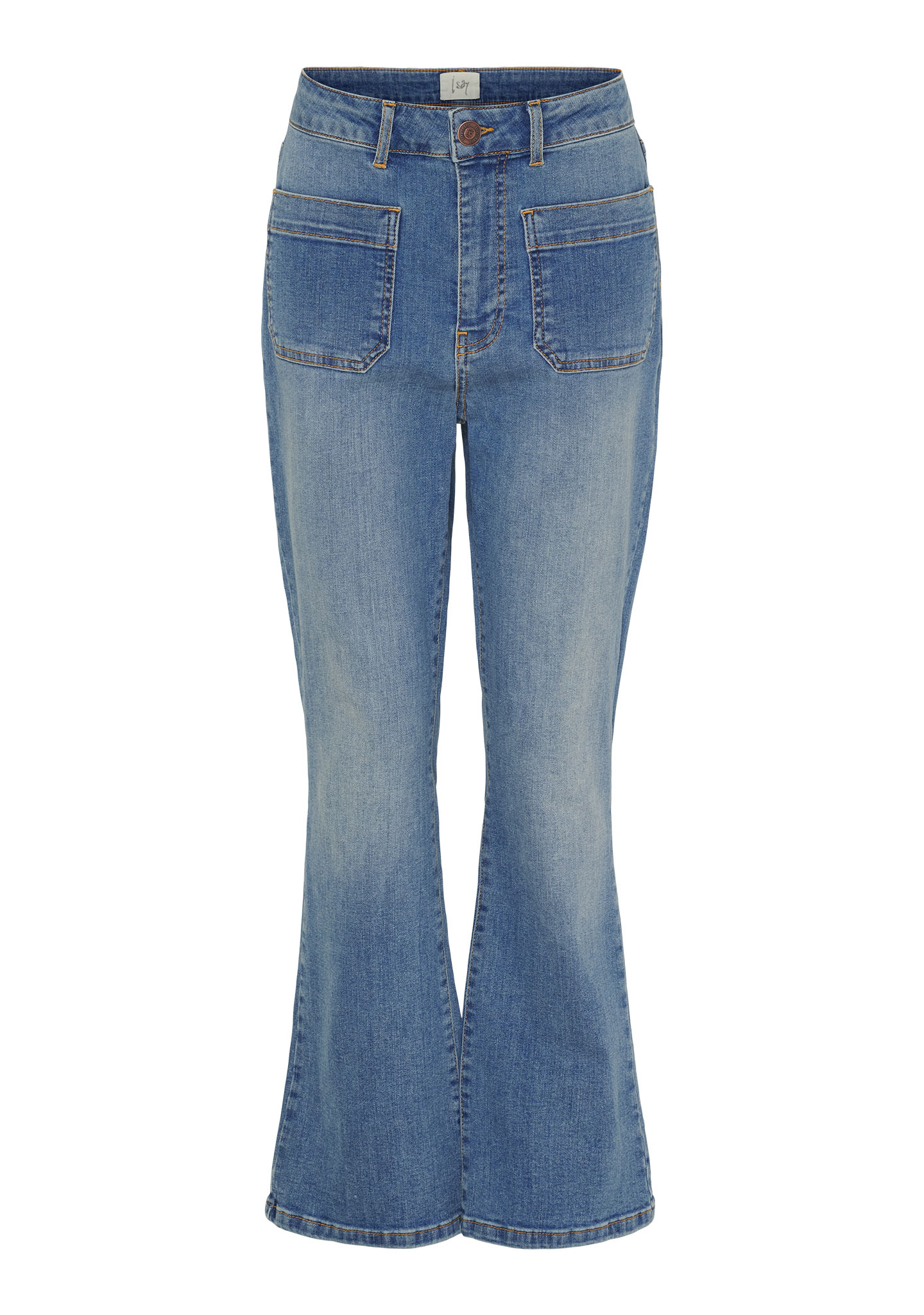 Bologna Kickflare Jeans - Mid Denim - Isay