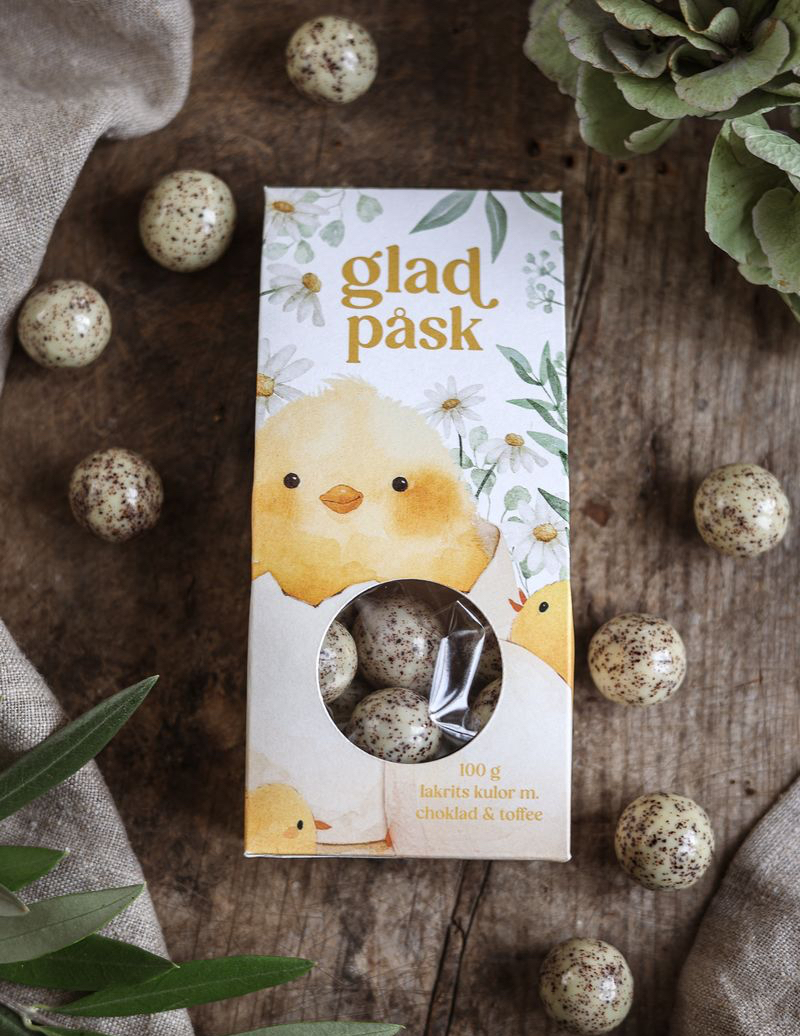 Lakritskulor med choklad & toffee - Glad påsk