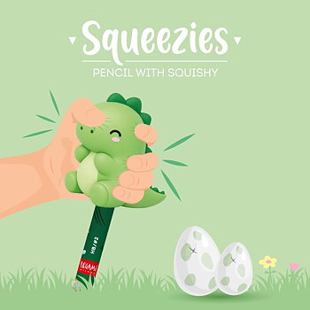Squeezies, blyertspenna, Dino