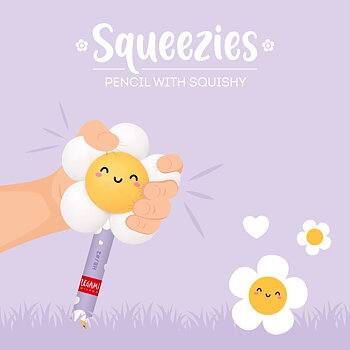Squeezies, blyertspenna, Daisy