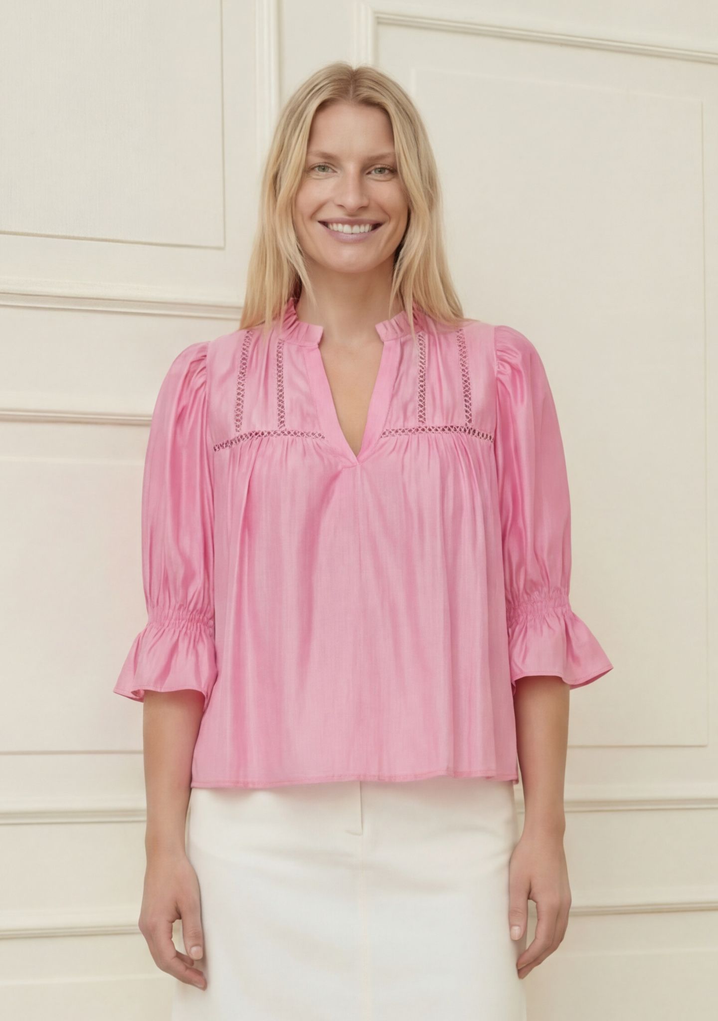 Marie S/S Blouse - Stl. XL - Isay