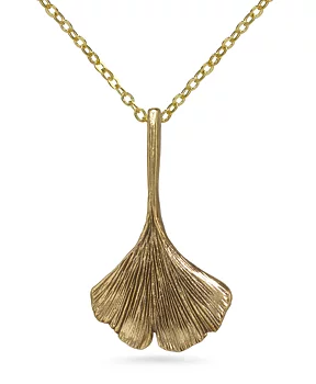 Halsband Ginko, förgyllt tenn