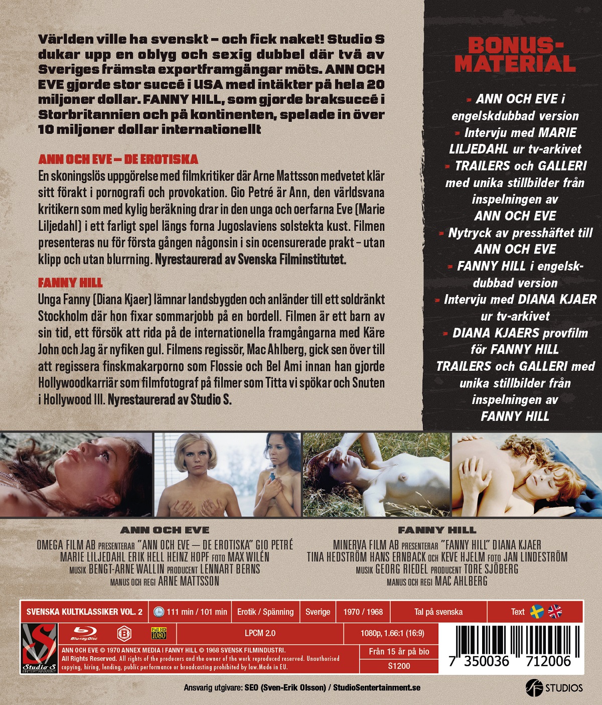 Svenska Kultklassiker Vol. 2 (Blu-ray) - 2