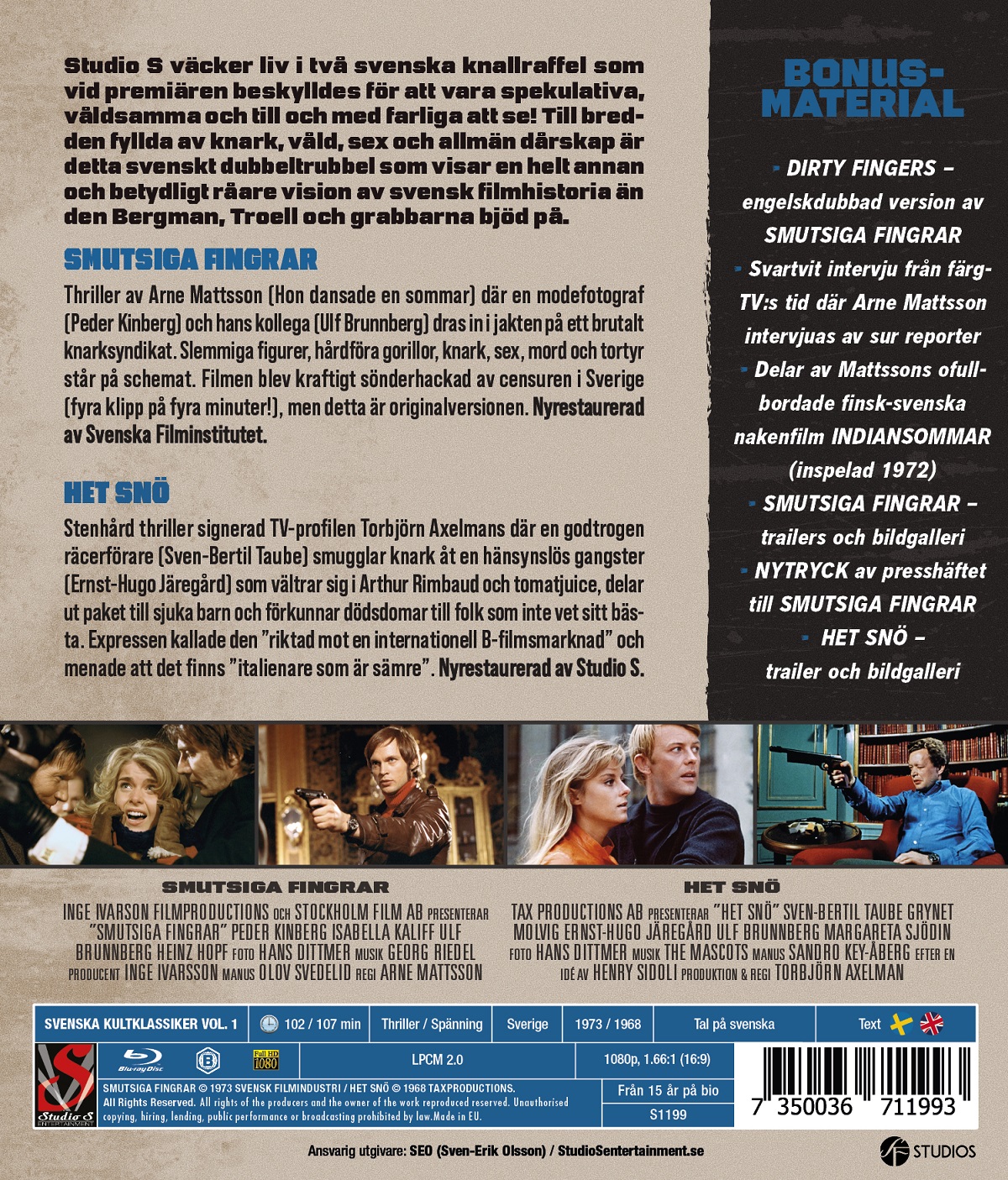 Svenska Kultklassiker Vol. 1 (Blu-ray) - 2
