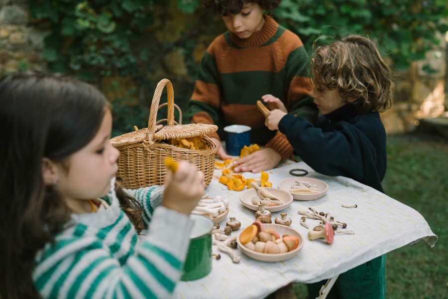 Mushroom Grove  Pedagogisk aktivitetsleksak Svampskog  i trä från Grapat - 26-285