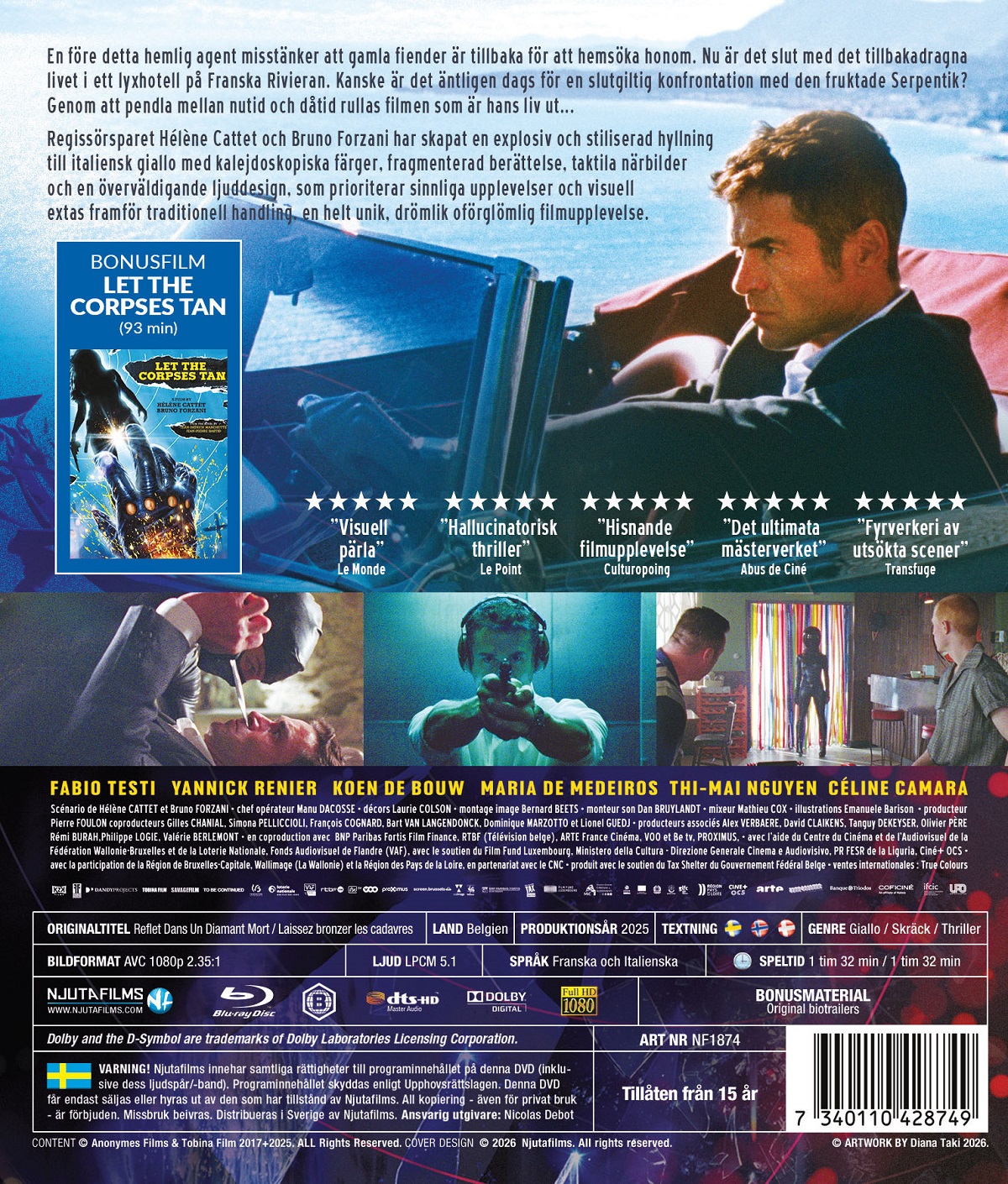 Reflection In A Dead Diamond / Let the Corpses Tan (Blu-ray) - 2