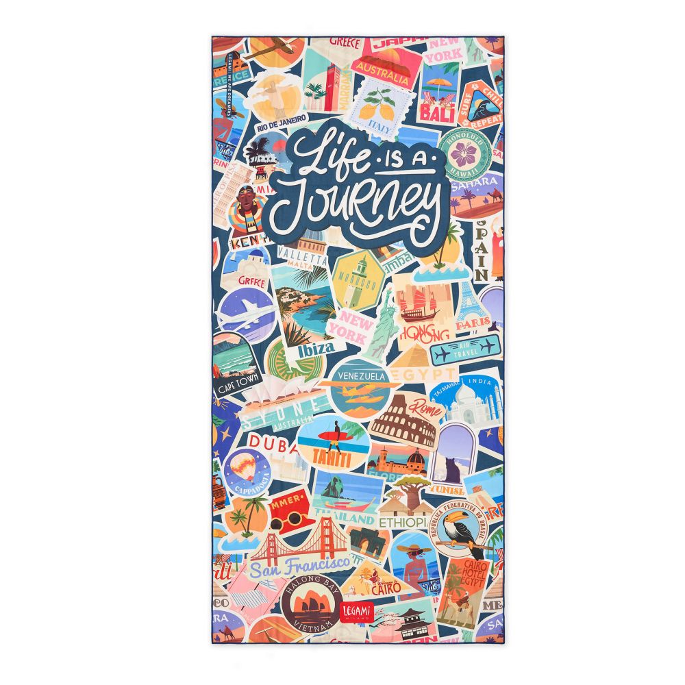 Badehåndklæde, Travel Stickers