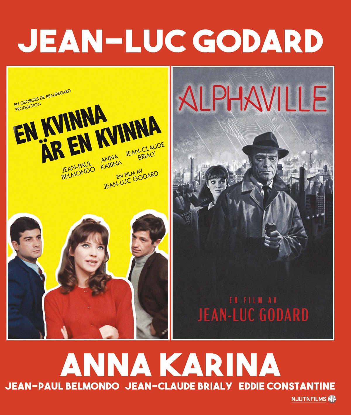 Alphaville / En Kvinna Är En Kvinna (Blu-ray)