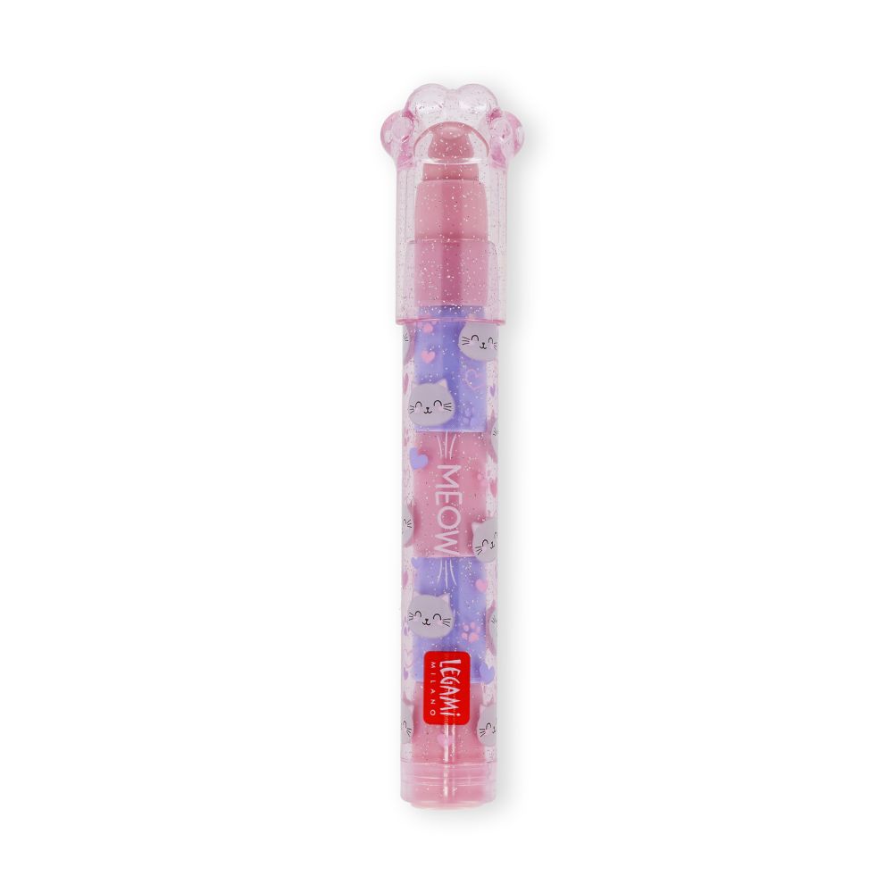Meow, stackable eraser, 5 doftande suddgummin