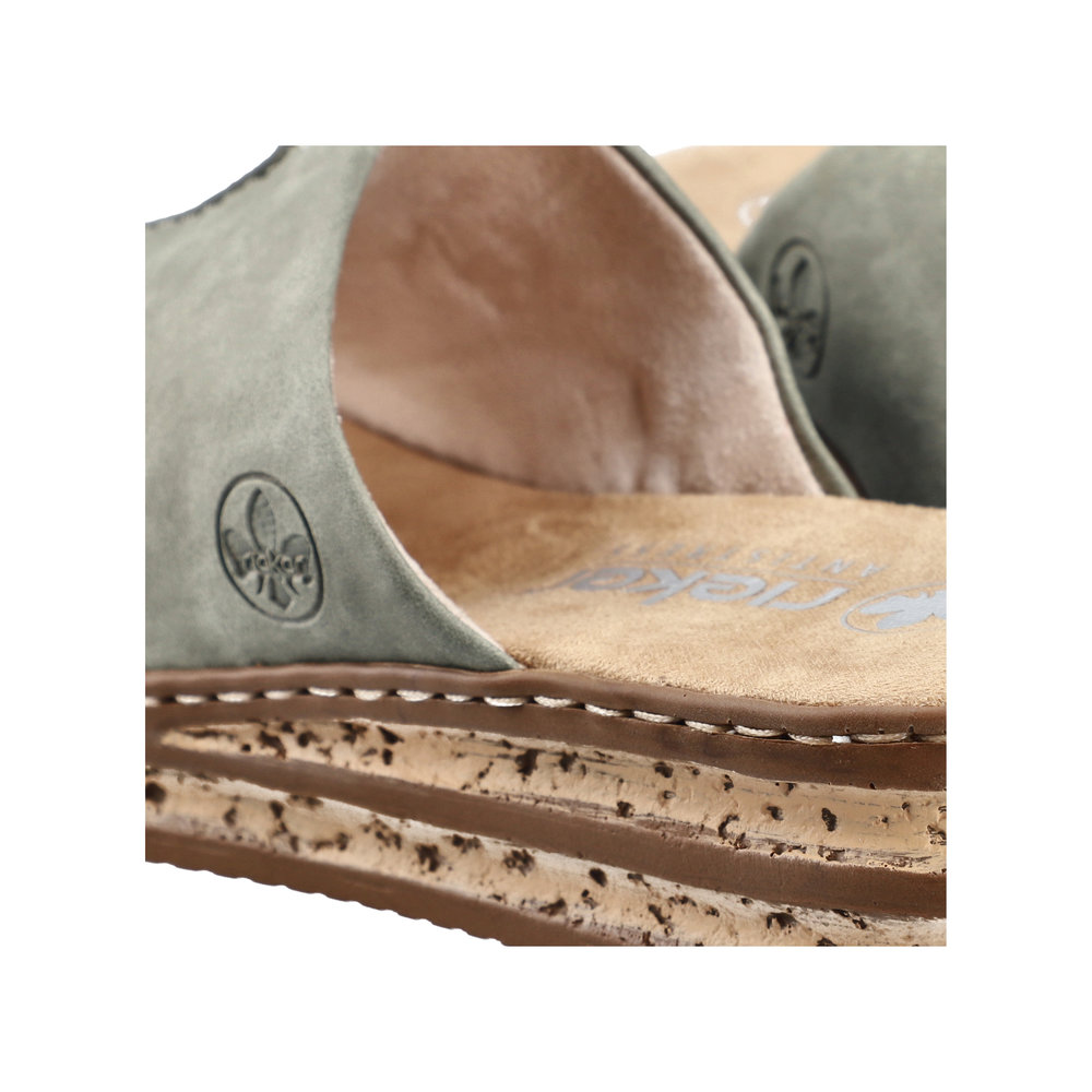 Rieker Slipin sandal Grön - 10