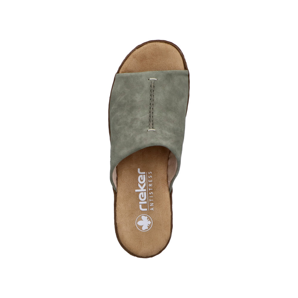 Rieker Slipin sandal Grön - 4