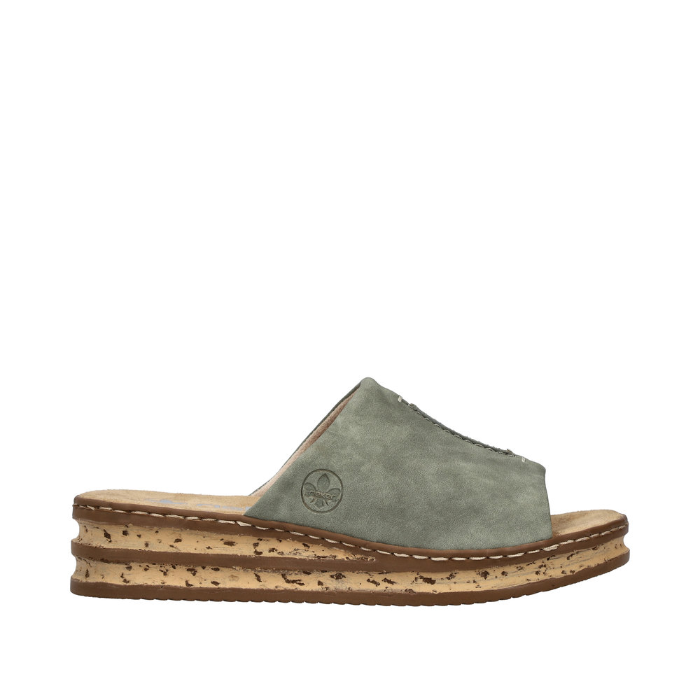 Rieker Slipin sandal Grön - 6
