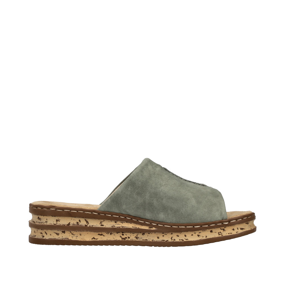 Rieker Slipin sandal Grön - 2