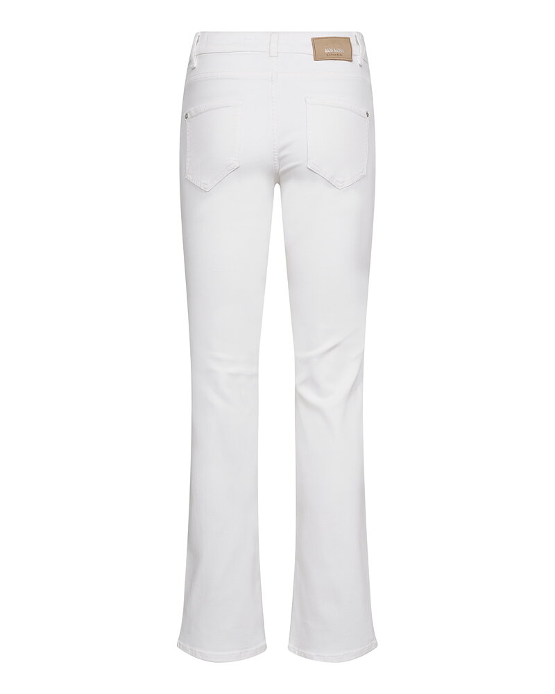 Jeans Ashley deluxe flared ankel vit