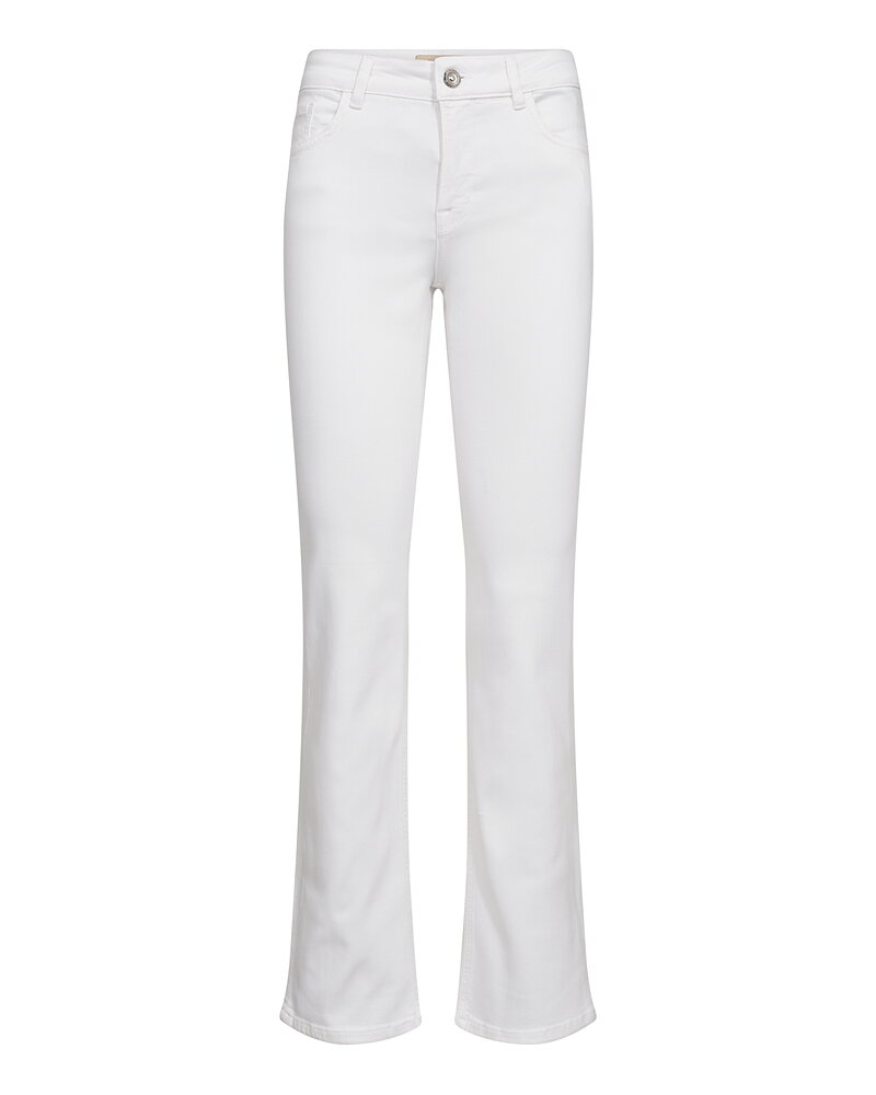 Jeans Ashley deluxe flared ankel vit