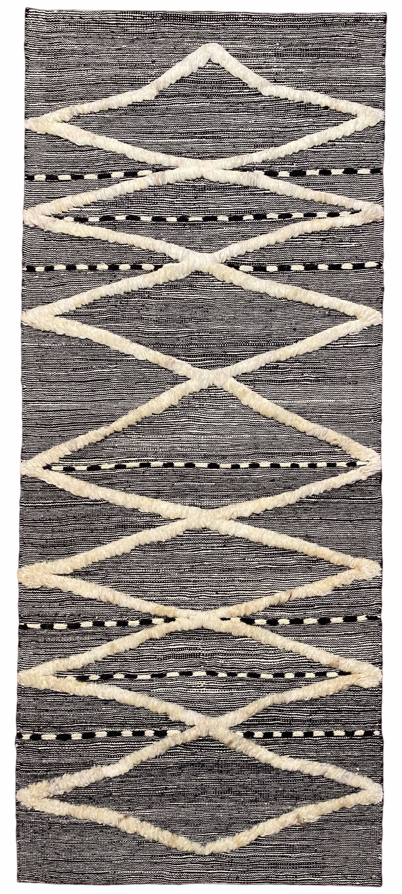 Marrocan Style Svart/Vit 80x192cm