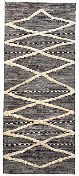 Marrocan Style Svart/Vit 80x192cm