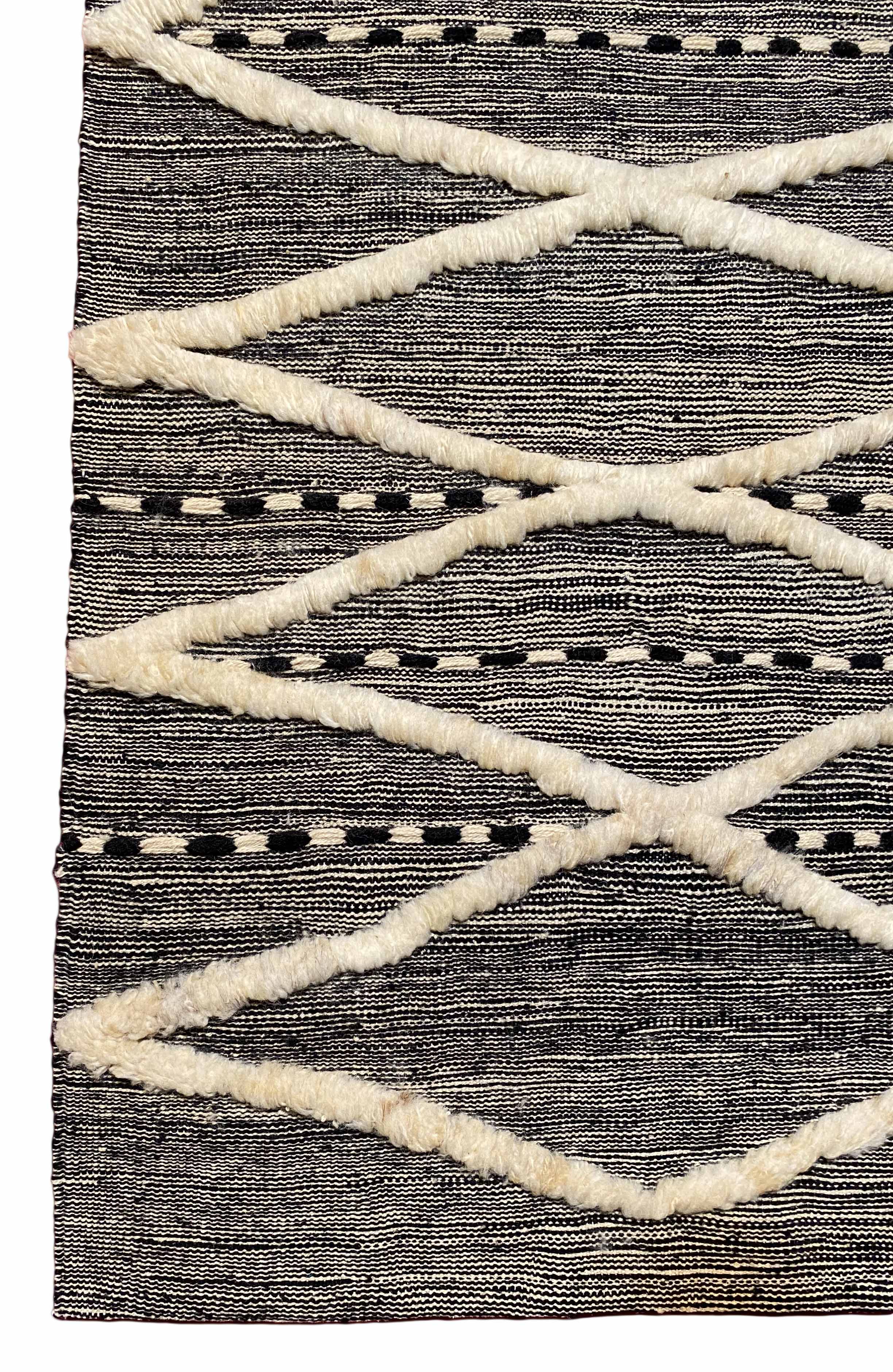 Marrocan Style Svart/Vit 80x192cm - 4