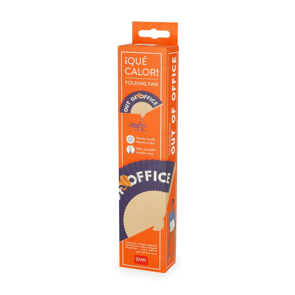 Solfjäder med snöre, Out of office - 2