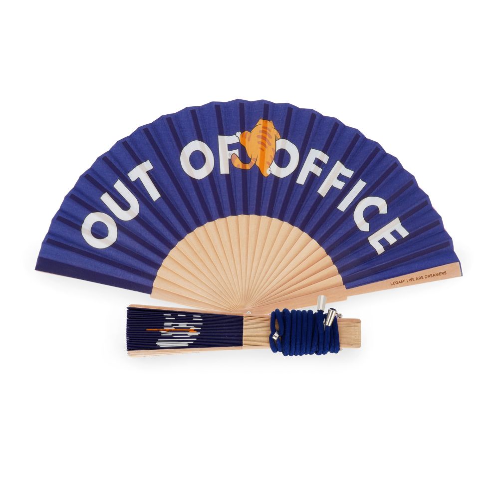 Solfjäder med snöre, Out of office - 4