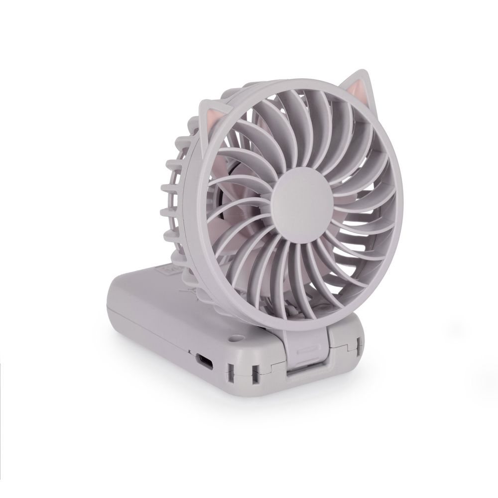 Bærbar sammenklappelig mini-ventilator, Kitty - 3