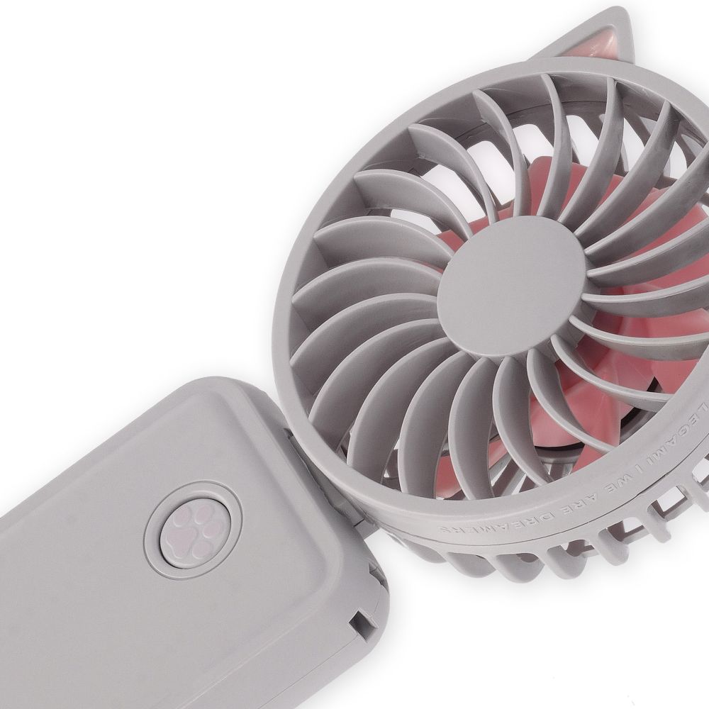 Bærbar sammenklappelig mini-ventilator, Kitty - 6