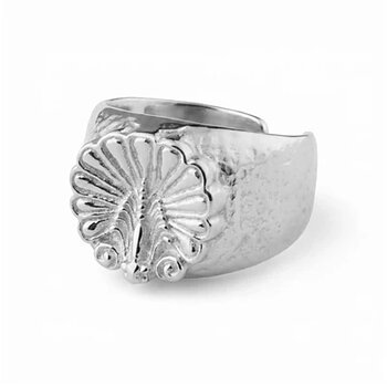 SIGRÉN Venus Shell ring stål