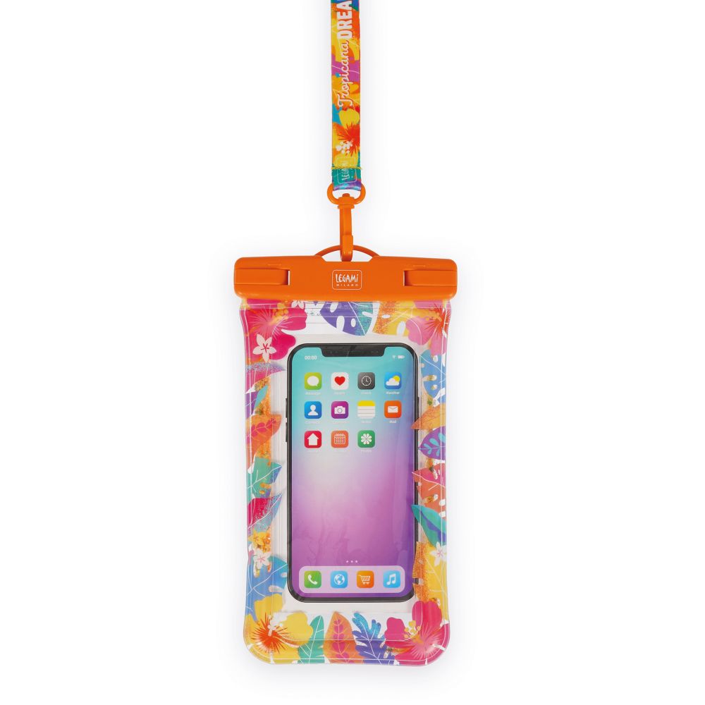 Vattentätt flytande fodral för mobiltelefon, Tropicana Dream - 3