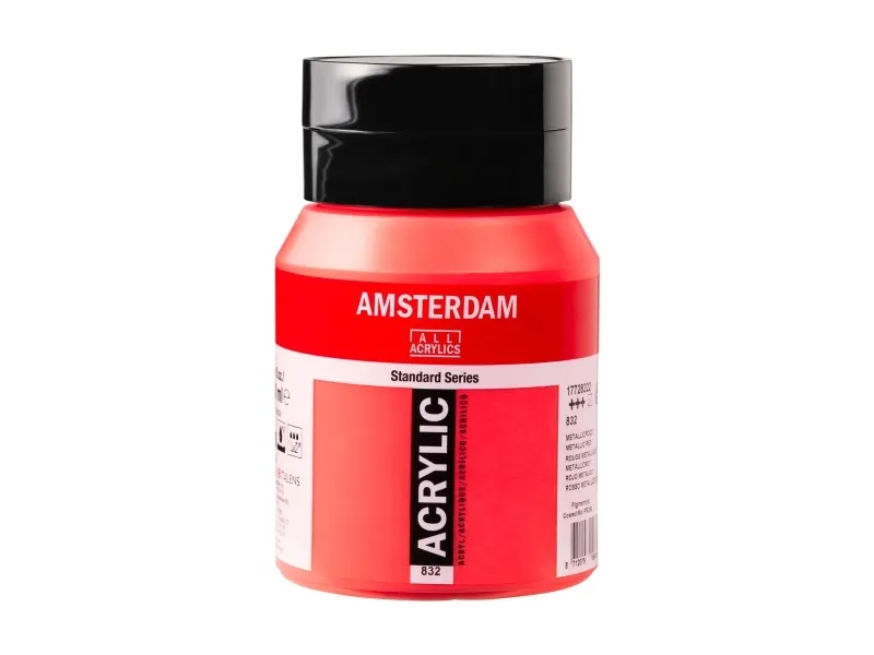 Amsterdam 500ml Metallic Red 832