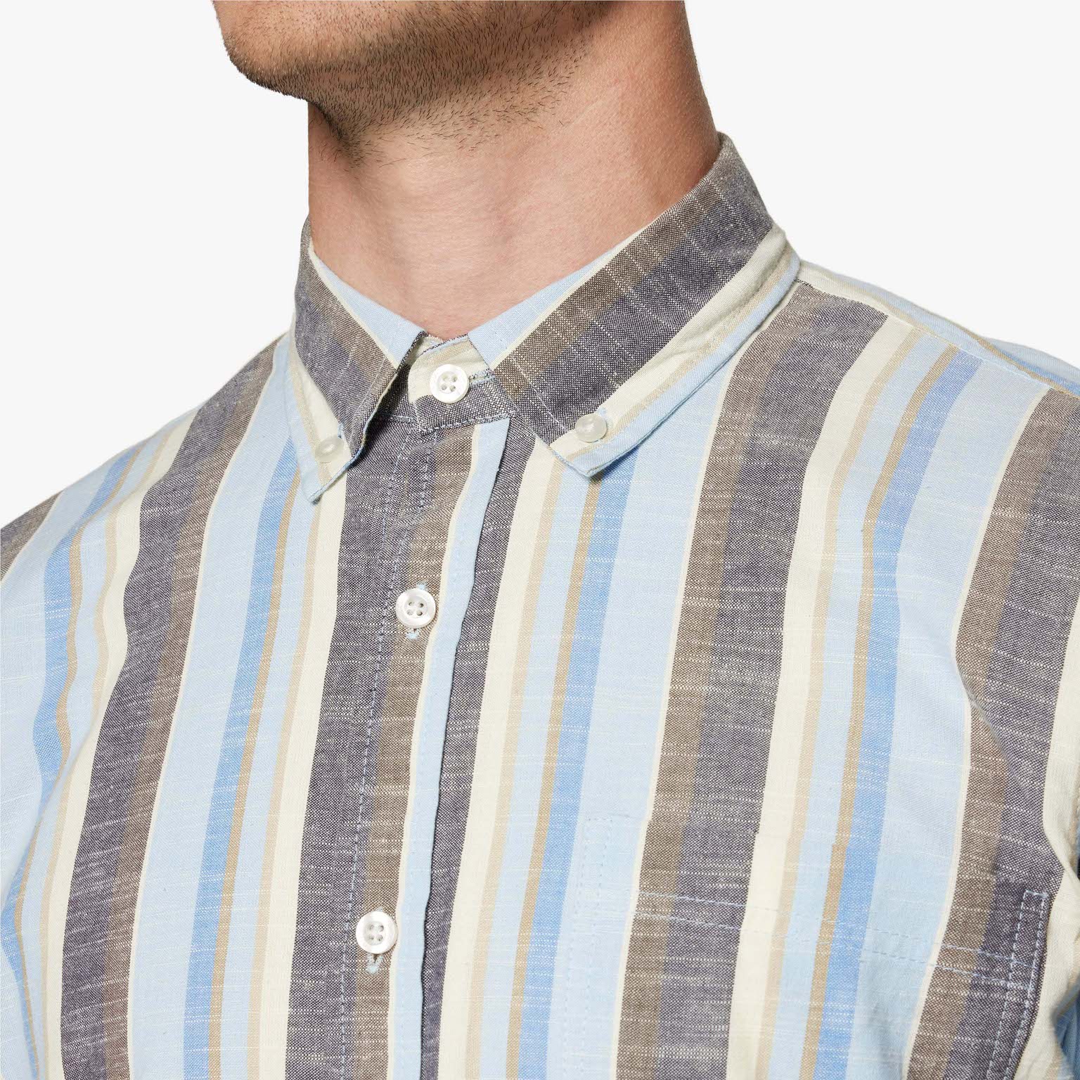 Signal - Gustav Slub Stripe - Blue Captain - 4
