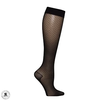 Polvipituiset nailoniset tukisukat kauniilla kuviolla