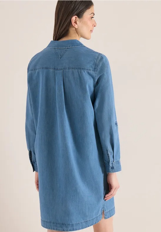 Soft Denim-Look Dress - Stl. S - Cecil - 4