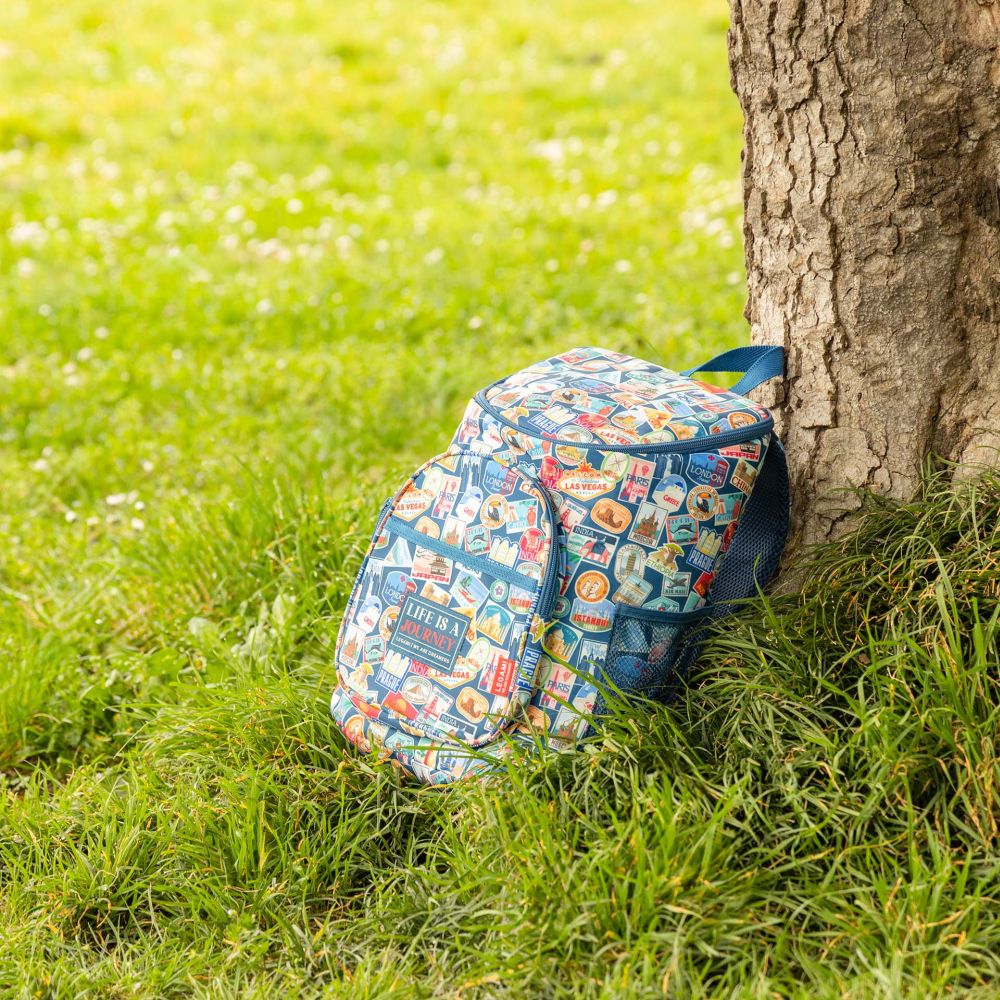 Cooler Backpack, Travel Stickers, 20 l, rygsæk - 8