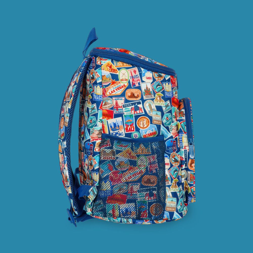 Cooler Backpack, Travel Stickers, 20 l, rygsæk - 3
