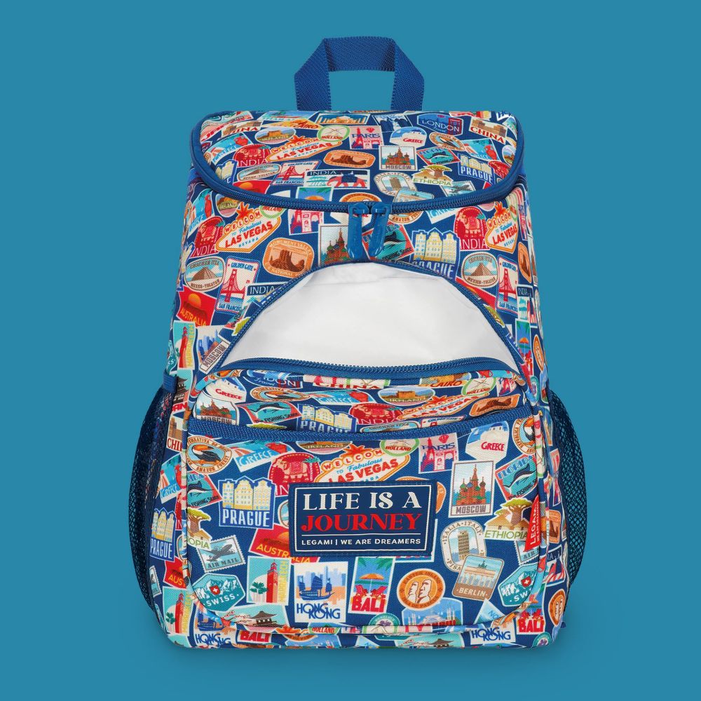 Cooler Backpack, Travel Stickers, 20 l, rygsæk - 4