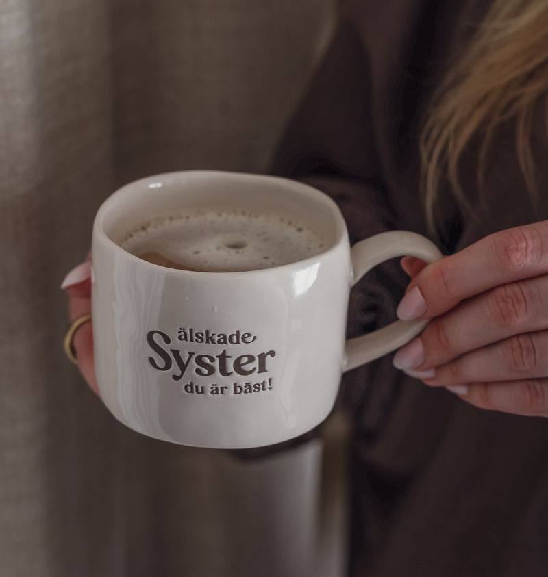 Mugg - Älskade syster du är bäst! - Majas Cottage